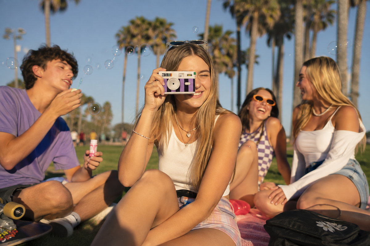 TimeLens Retro Skaitmeninis Fotoaparatas – Be Ekrano, USB-C, 8 MP